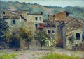 イタリア北部のボルディゲラ付近にて 1890年 アイザック・レヴィタン